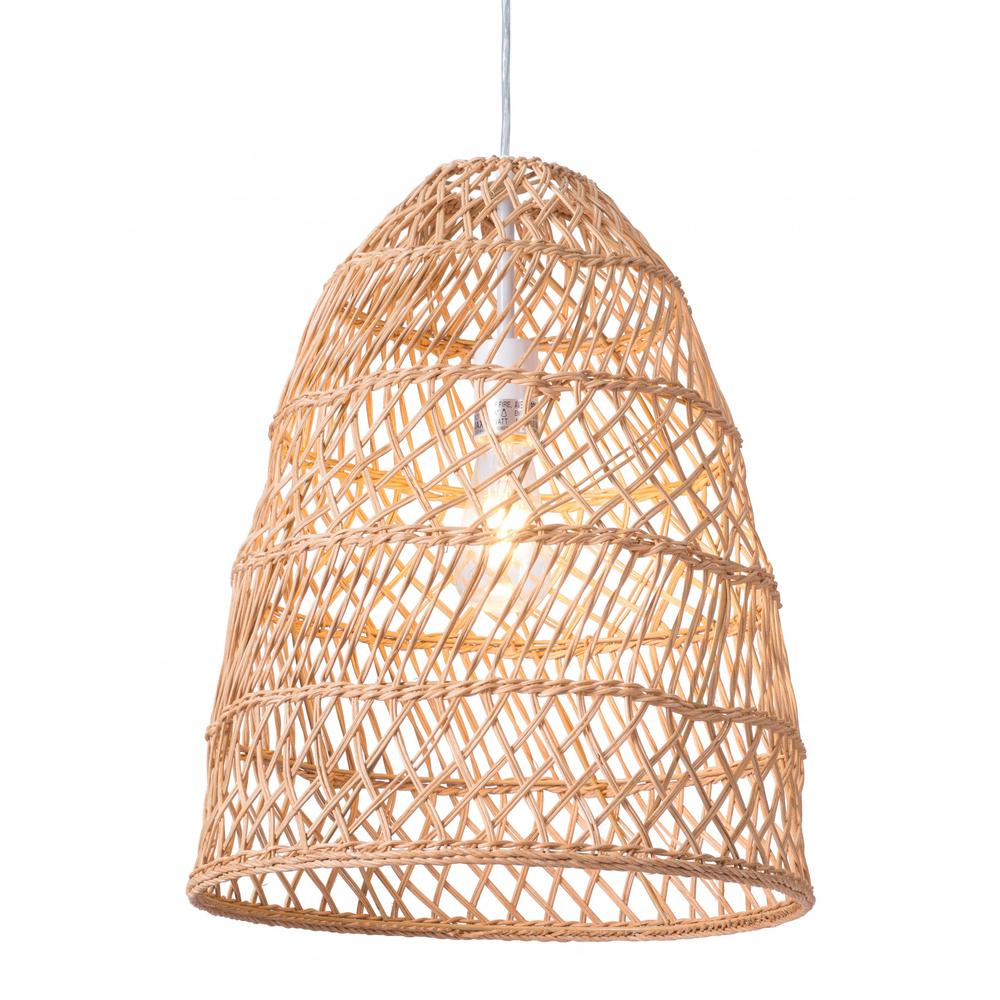 Natural Basket Ceiling Lamp Natural. Picture 3