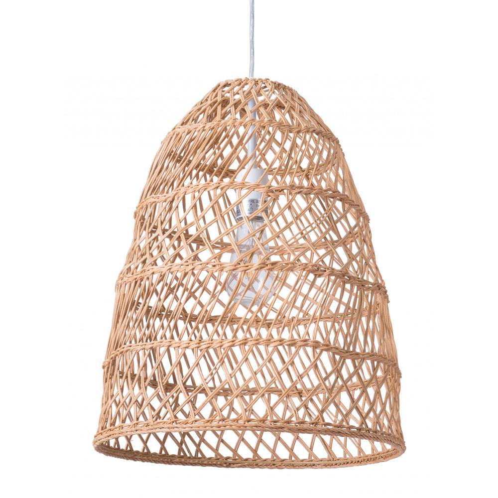 Natural Basket Ceiling Lamp Natural. Picture 4