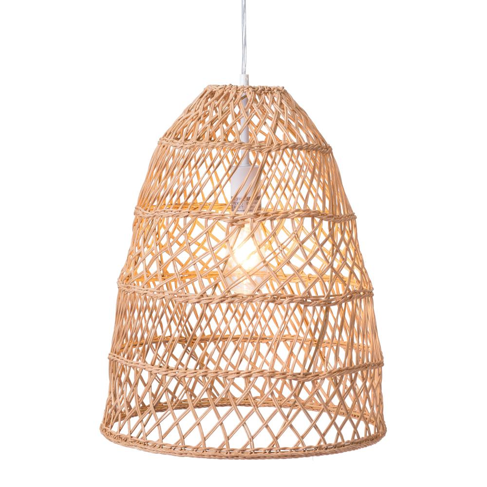 Natural Basket Ceiling Lamp Natural. Picture 6