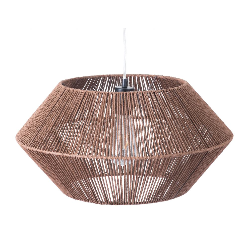 Brown Dashy Ceiling Lamp Brown. Picture 6