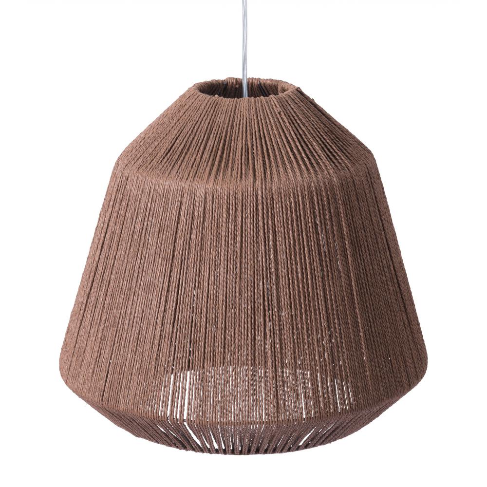 Brush Natural Ceiling Lamp Brown. Picture 6
