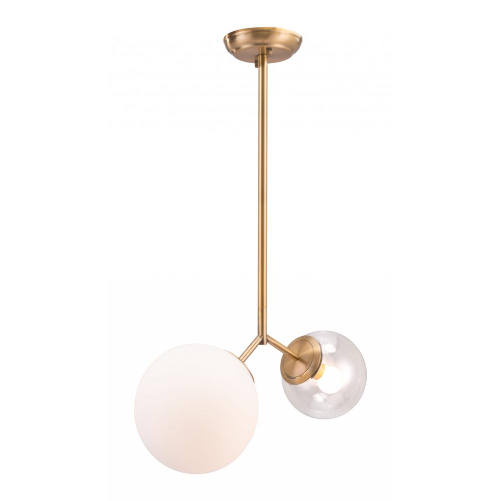 Gold Solar Eclipse Ceiling Lamp Gold. Picture 1