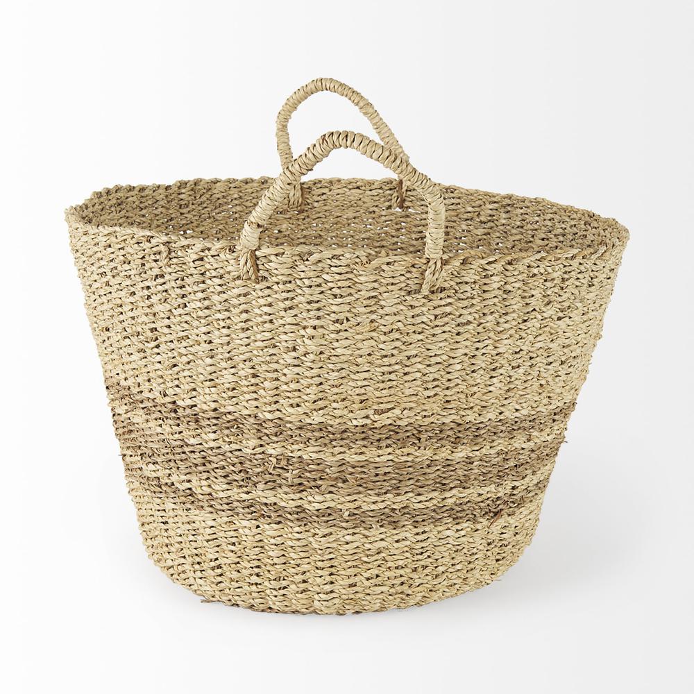 Set of Two Detailed Wicker Storage Baskets. Picture 3
