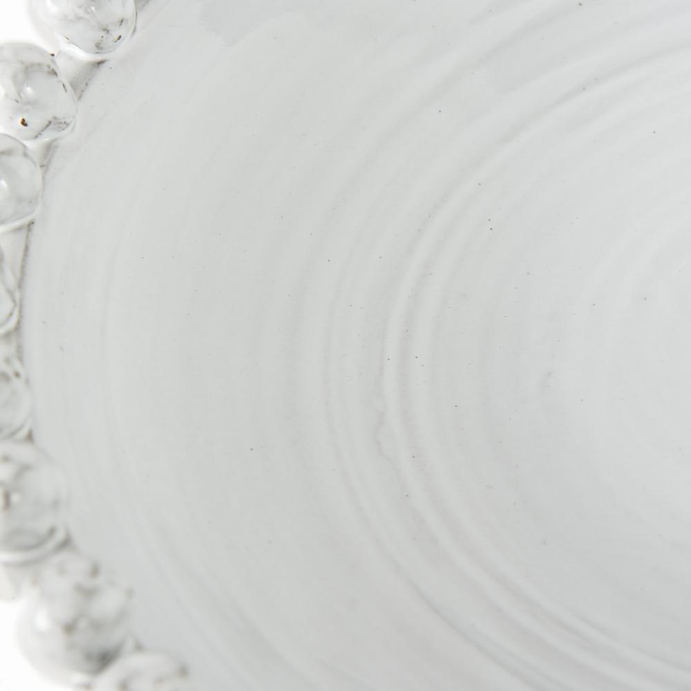 Off White Ceramic Centerpiece Bowl Off-White. Picture 6