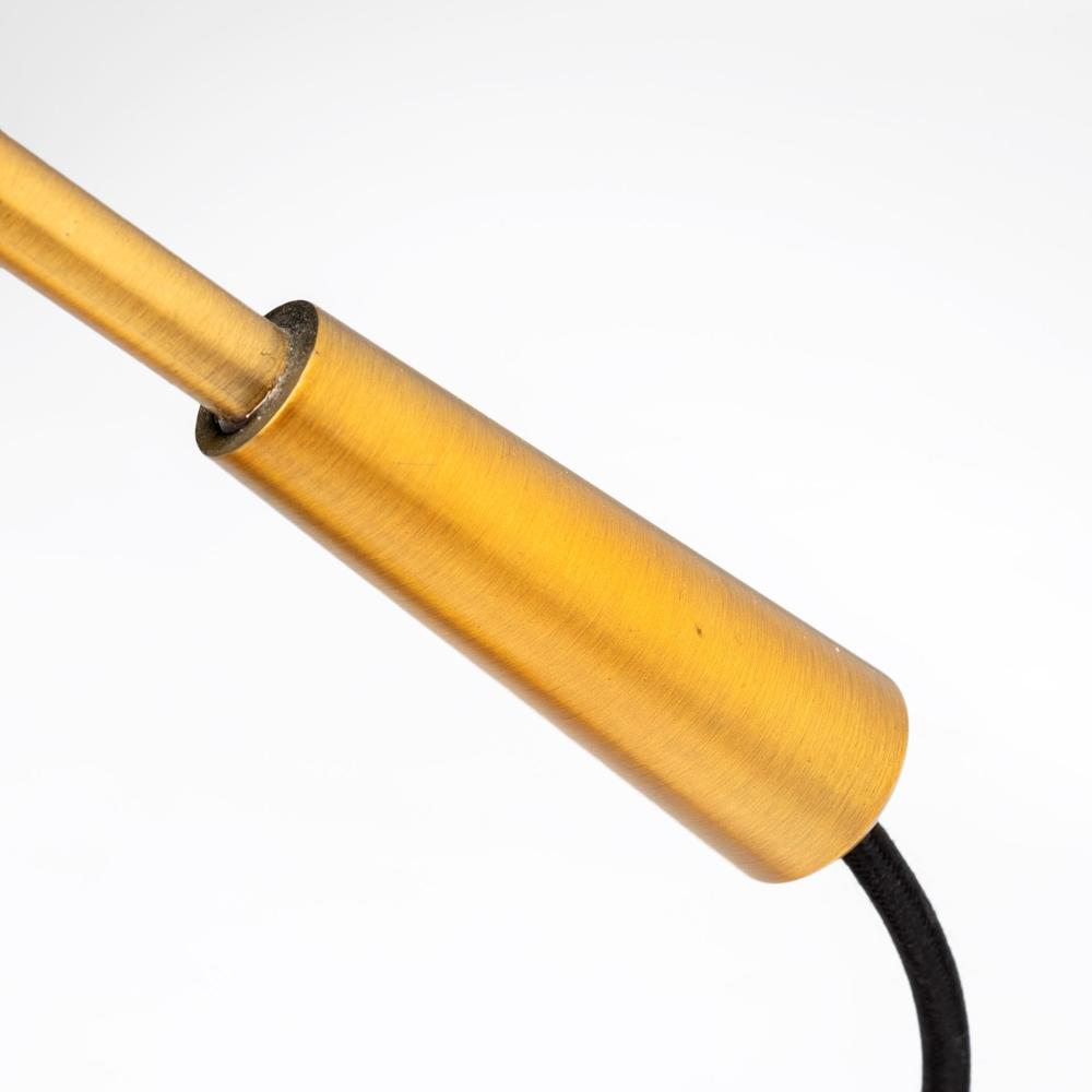 Sleek Golden Cone Adjustable Table or Desk Lamp Gold. Picture 9