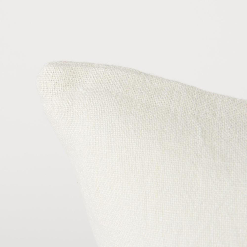 off white Pillow Cover with  Ash Gray  Stripes Cream/Gray. Picture 6