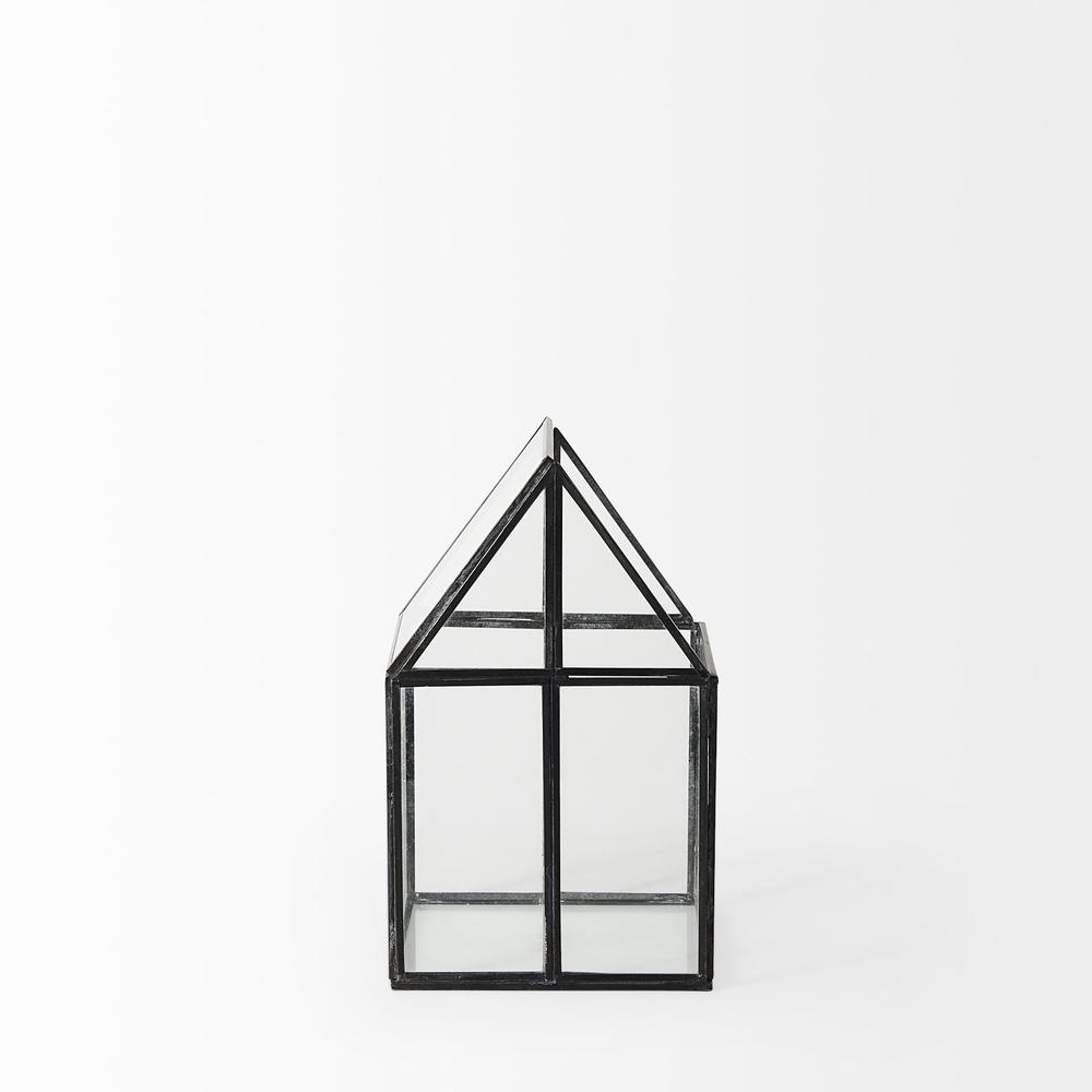 Petite House Shaped Glass Terrarium. Picture 4
