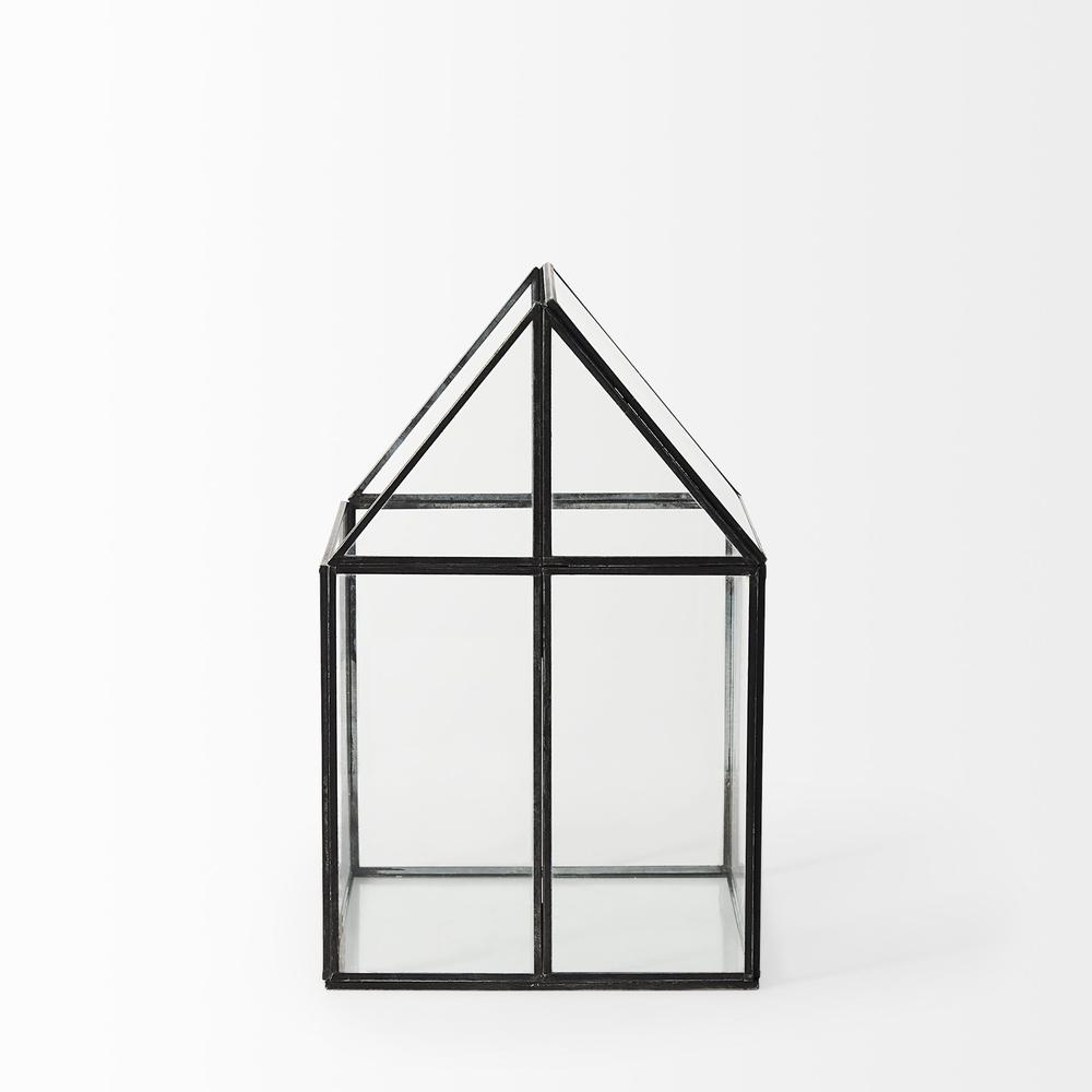 House Shaped Glass Terrarium. Picture 2