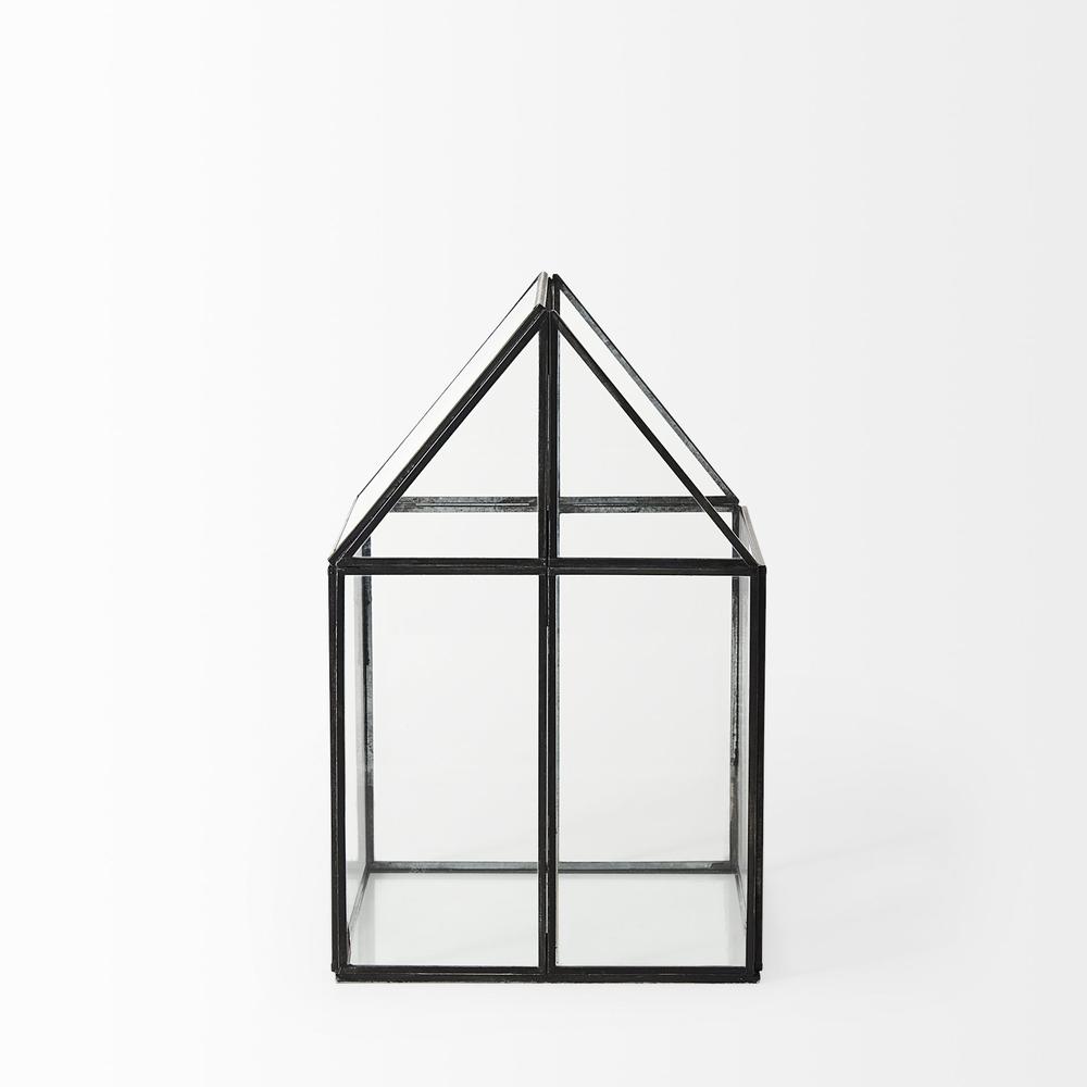 House Shaped Glass Terrarium. Picture 4