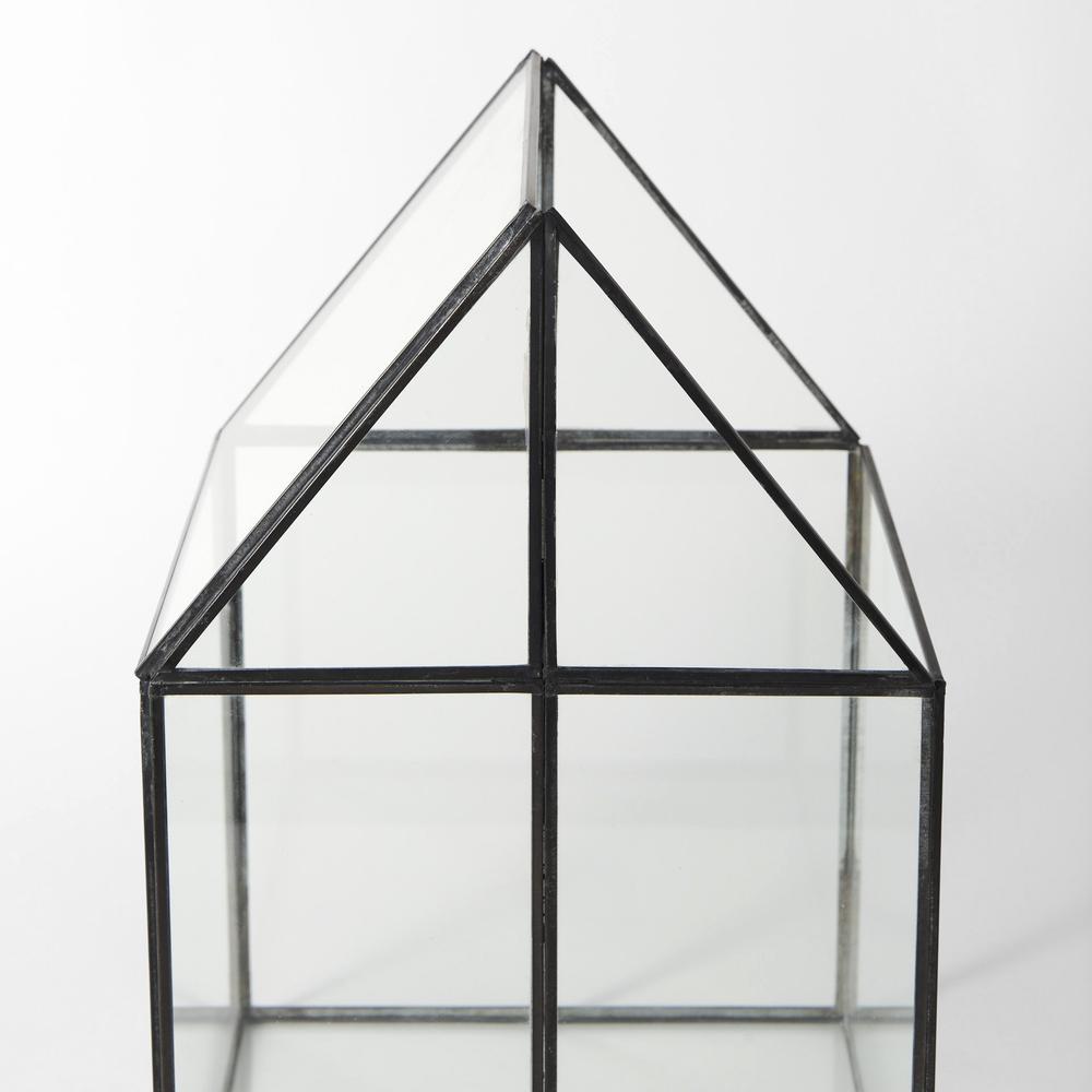 XL House Shaped Glass Terrarium. Picture 7