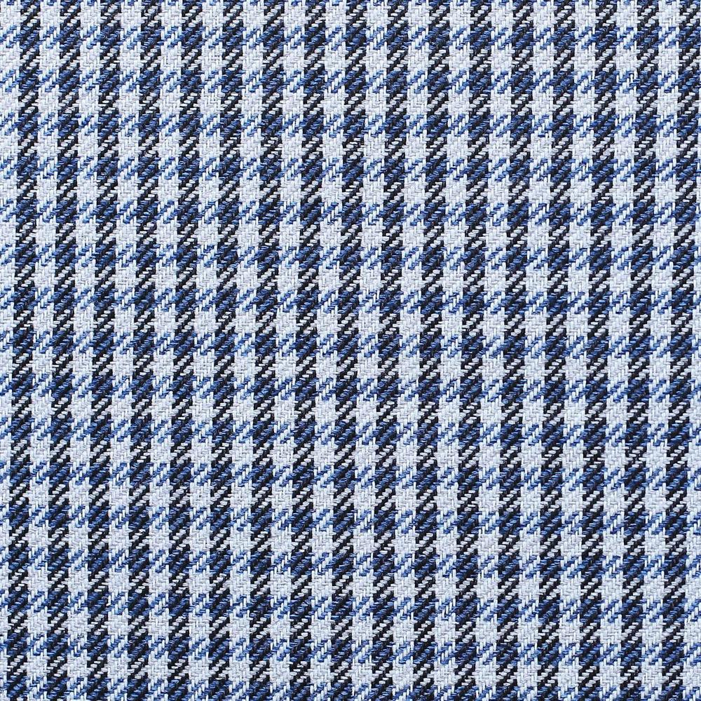 Set of 2 Blue Houndstooth Pillow Covers - Multi. Picture 3