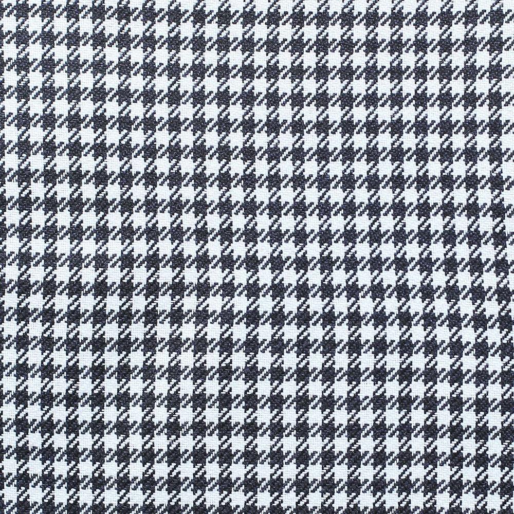Set of 2 Black and White Houndstooth Pillow Covers Multi. Picture 4