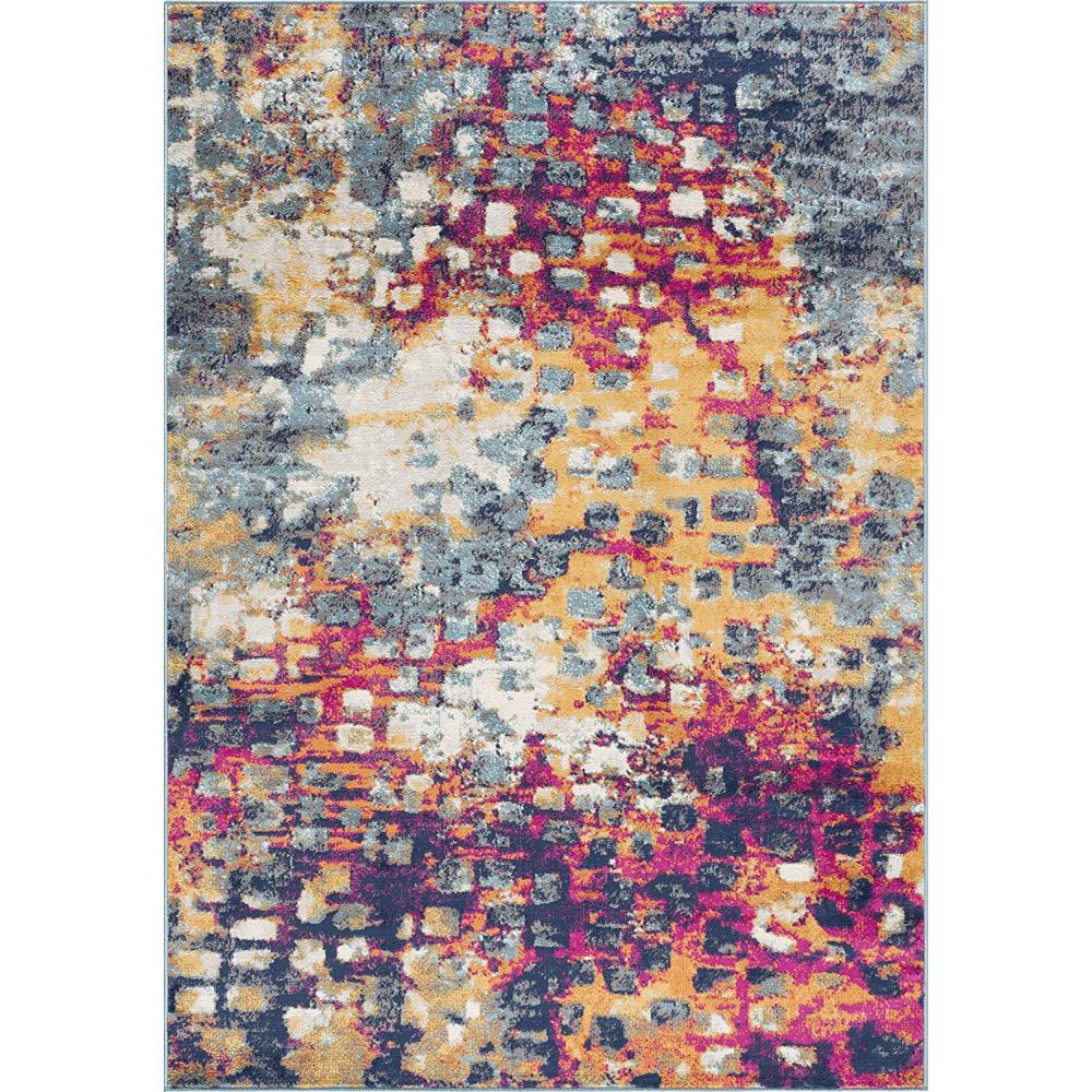 8’ x 11’ Multicolored Abstract Painting Area Rug Multi. Picture 2