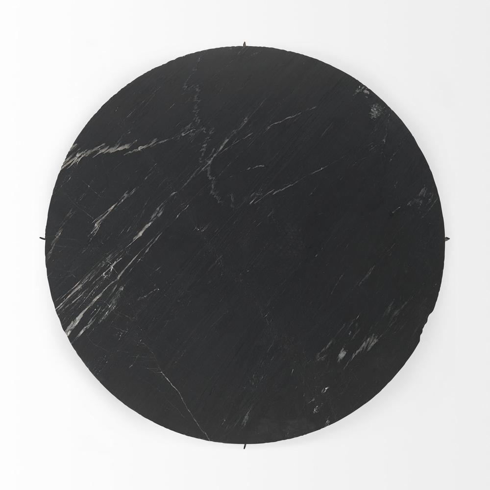 Contemporary Black Marble Coffee Table. Picture 6