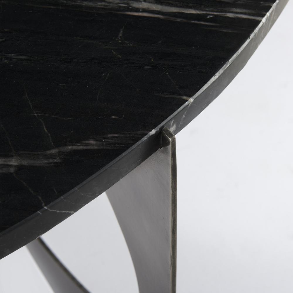 Contemporary Black Marble Coffee Table. Picture 7