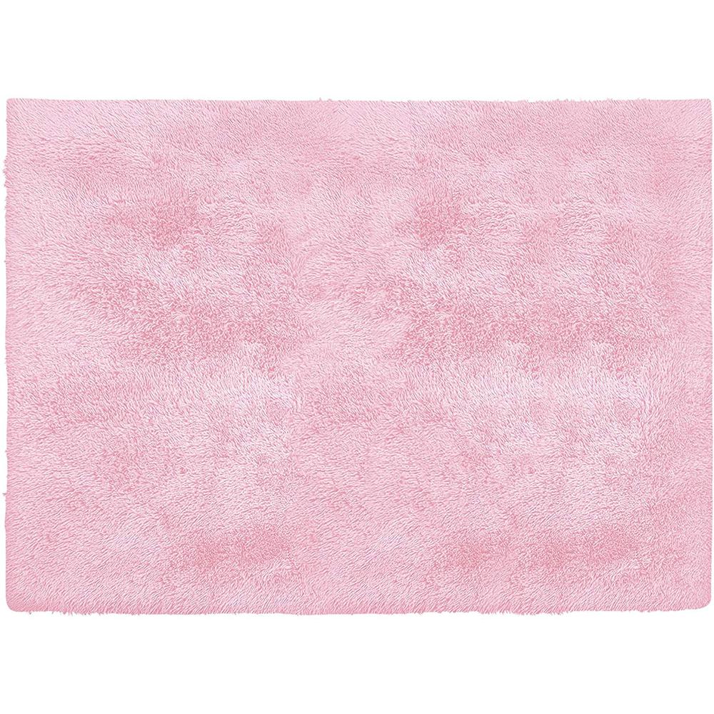 4’ x 5’ Pink Solid Modern Area Rug Pink. Picture 7