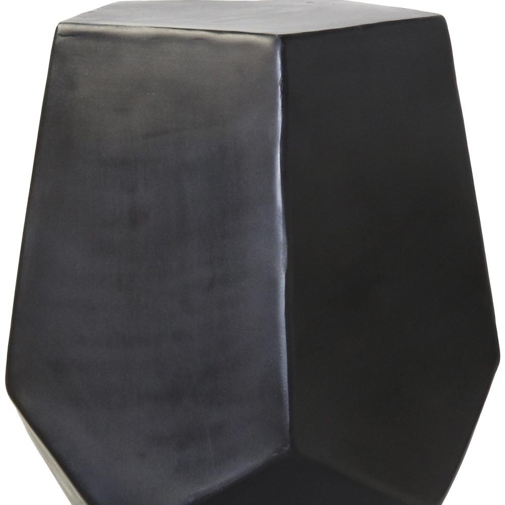 Cast Aluminum Hexagonal Drum Table. Picture 4