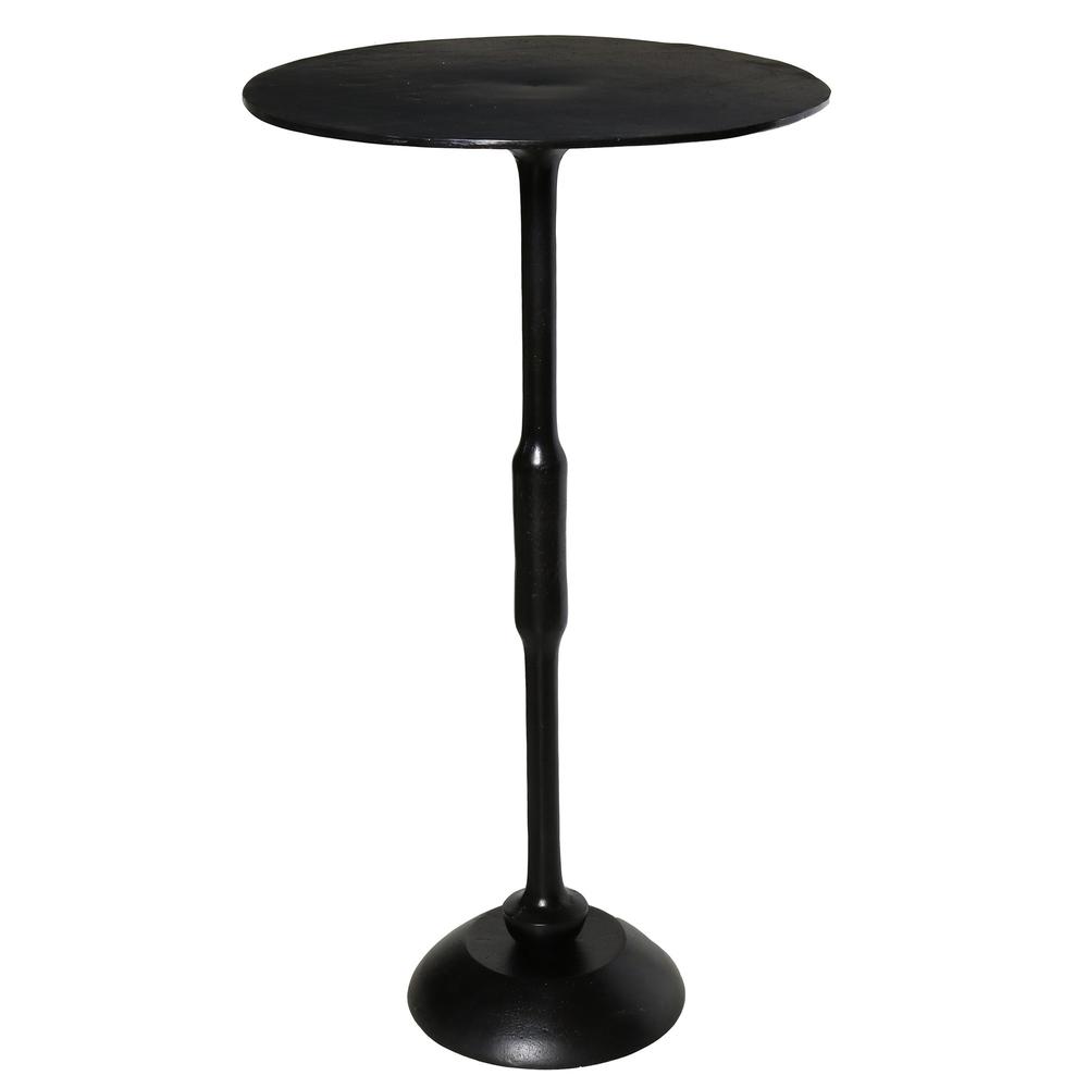 Black Metal Side Table. Picture 1