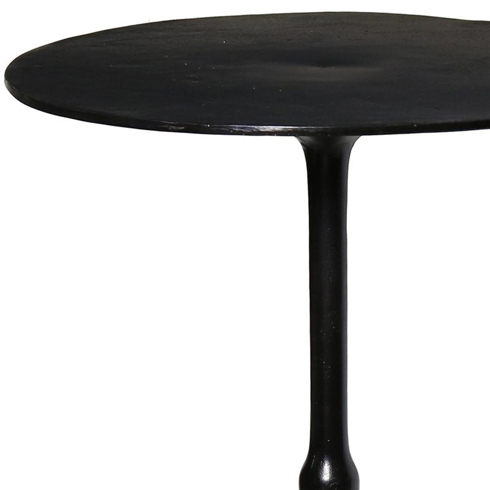 Black Metal Side Table. Picture 4