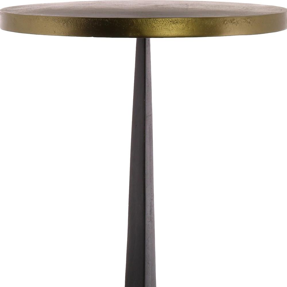 Bronze Metal Side Table. Picture 3