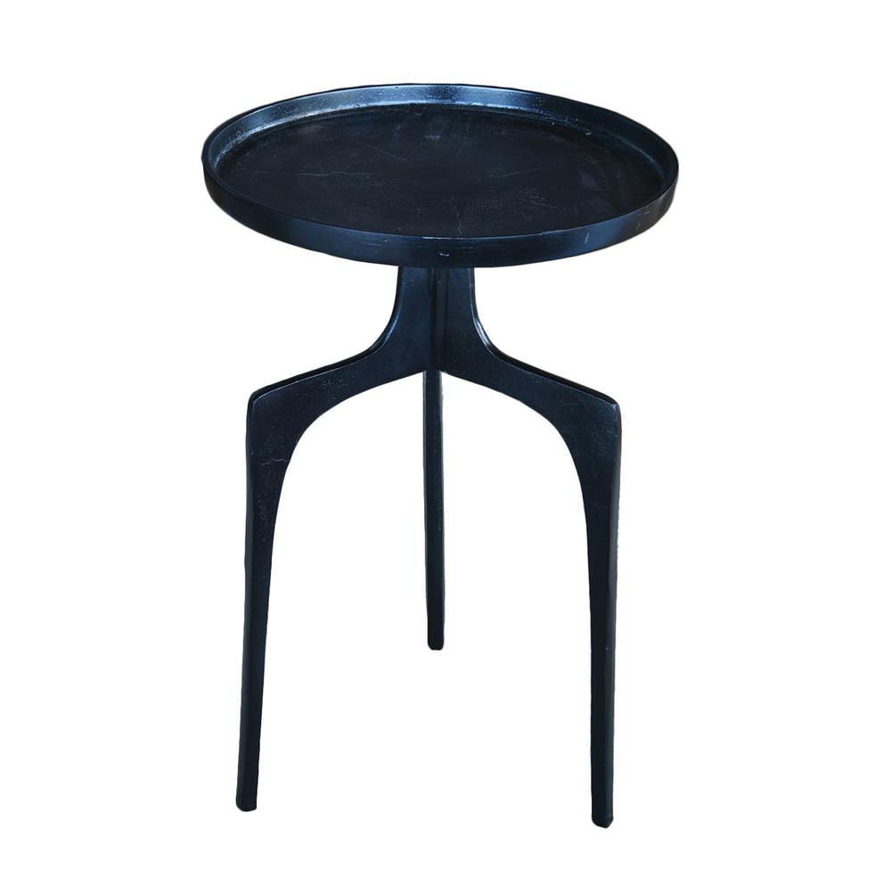 Contemporary Blue Side Table. Picture 1