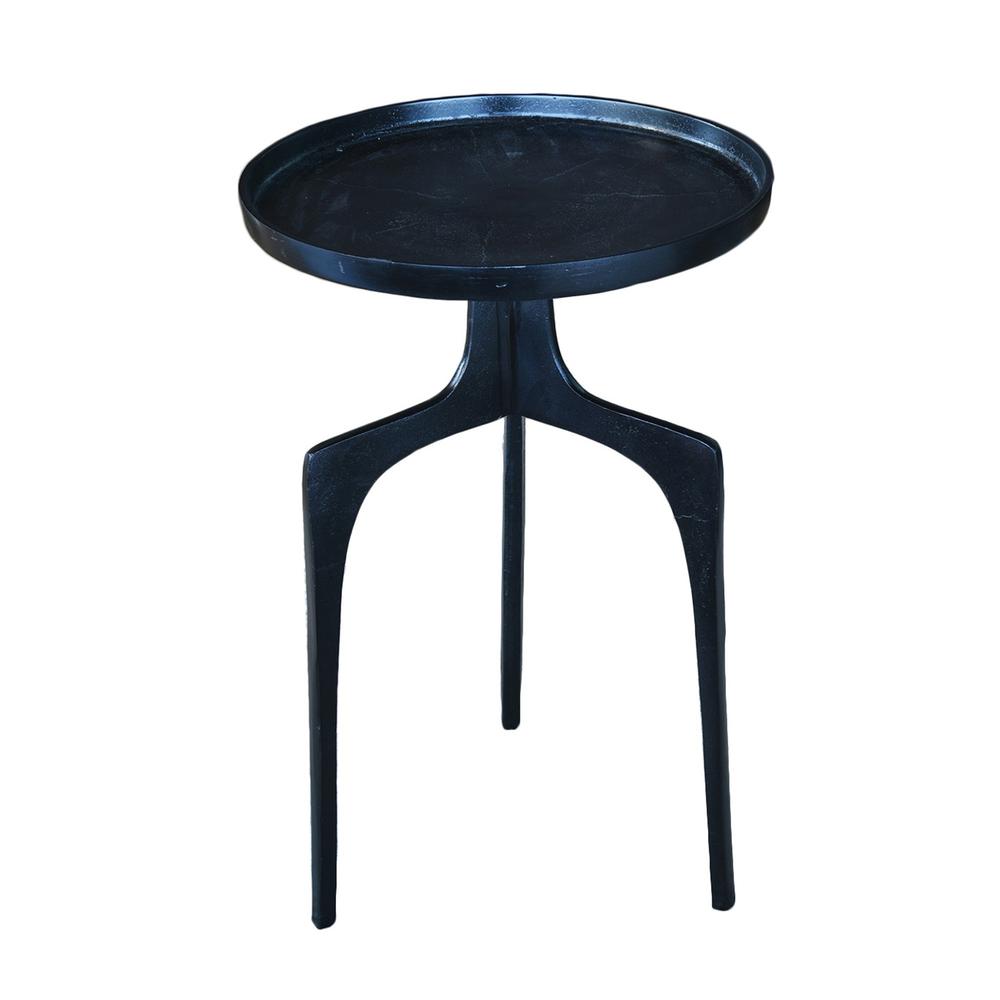 Contemporary Blue Side Table. Picture 2