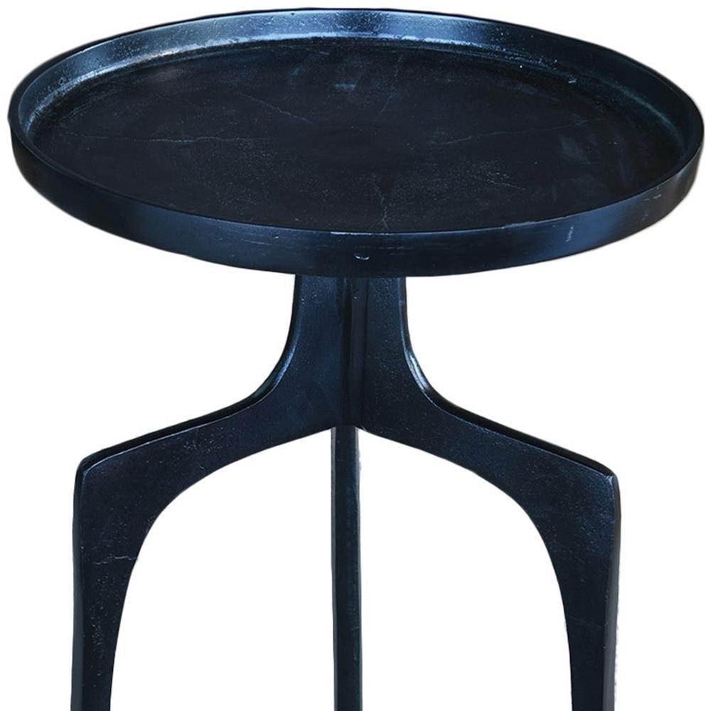 Contemporary Blue Side Table. Picture 3