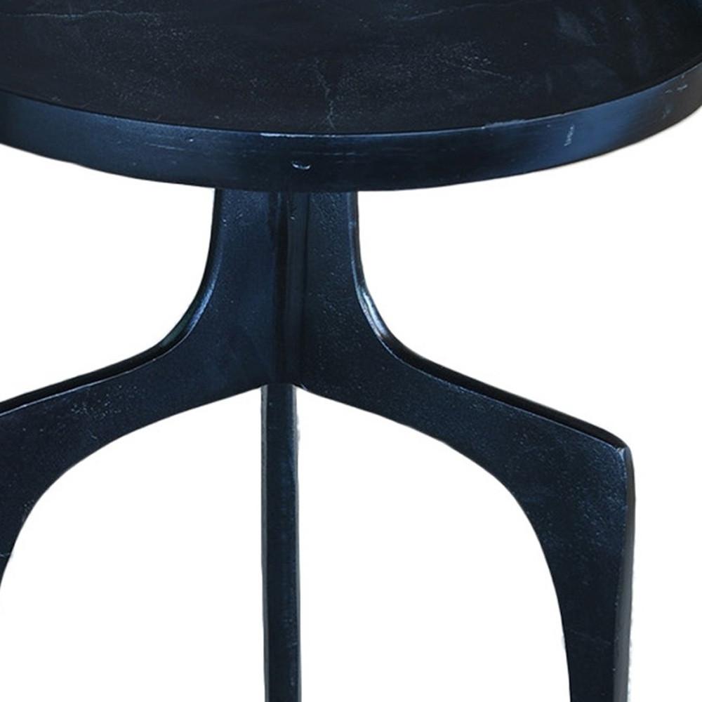 Contemporary Blue Side Table. Picture 4