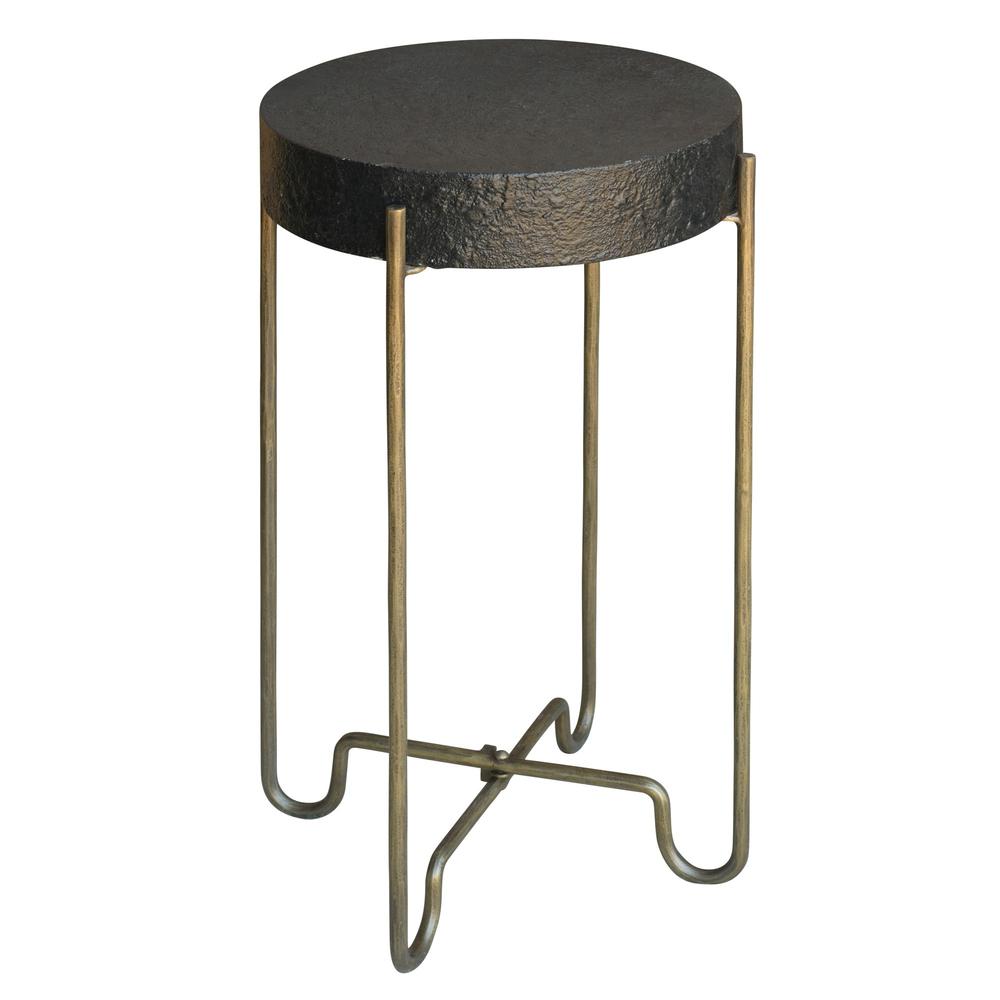 Black and Gold Side Table. Picture 3