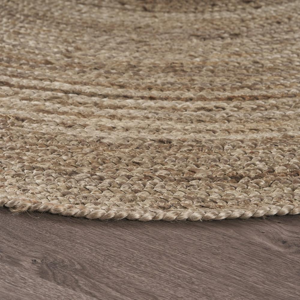 Gray Toned Natural Jute Area Rug-Gray. Picture 3
