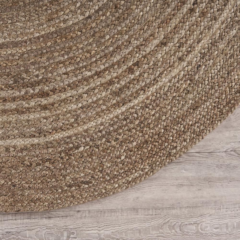 Gray Toned Natural Jute Area Rug-Gray. Picture 6