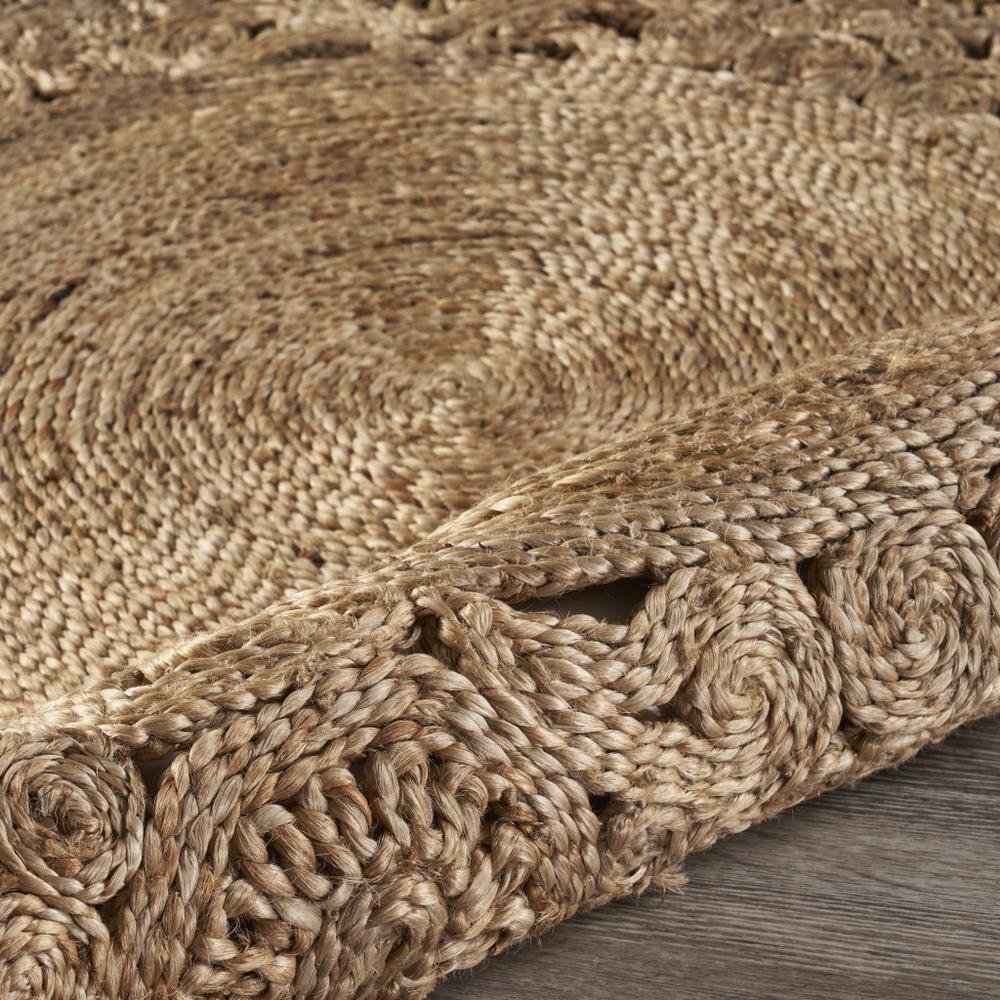 Natural Bloom Boutique Jute Rug - Natural. Picture 5