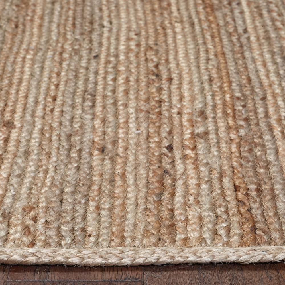 Classic Simple-Natural Jute Area Rug Natural. Picture 3