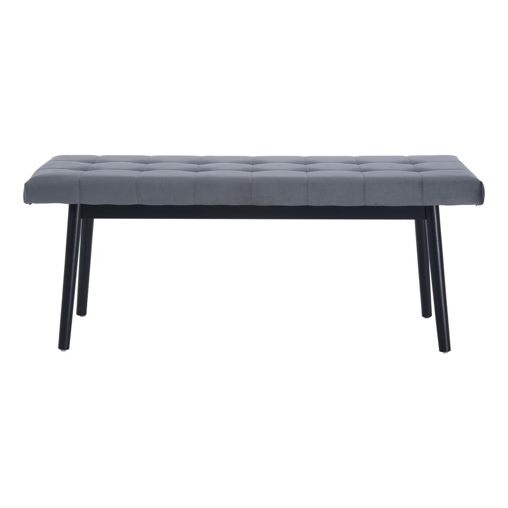 Tanner Bench Gray & Black Gray & Black. Picture 3