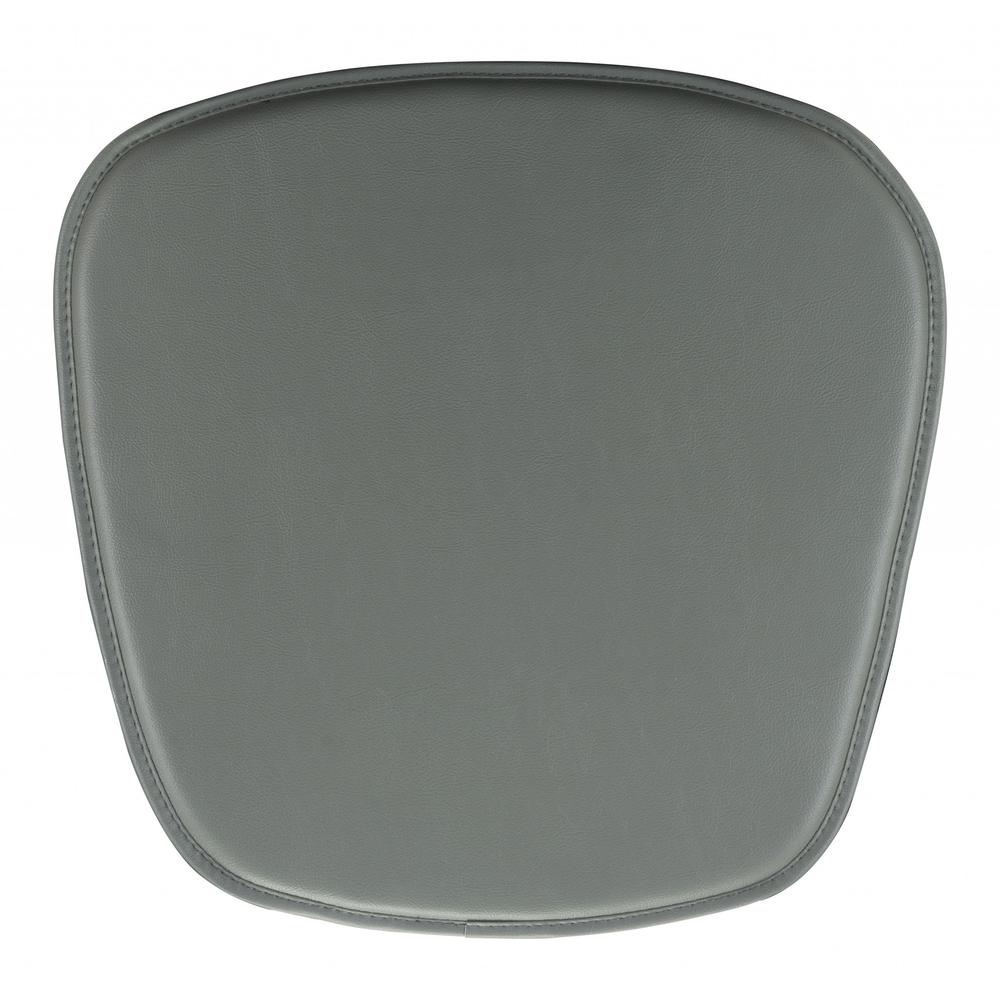 Wire Mesh Cushion Gray Gray. Picture 1