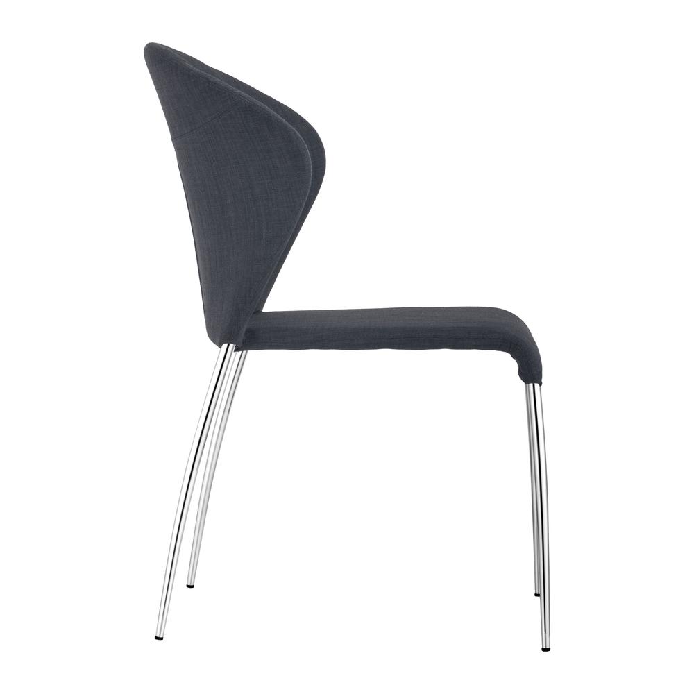 Oulu Dining Chair (Set of 4) Graphite Graphite. Picture 3