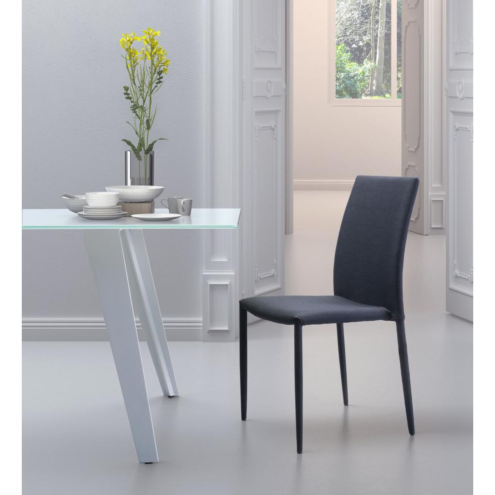 Confidence Dining Chair (Set of 4) Black Black. Picture 7