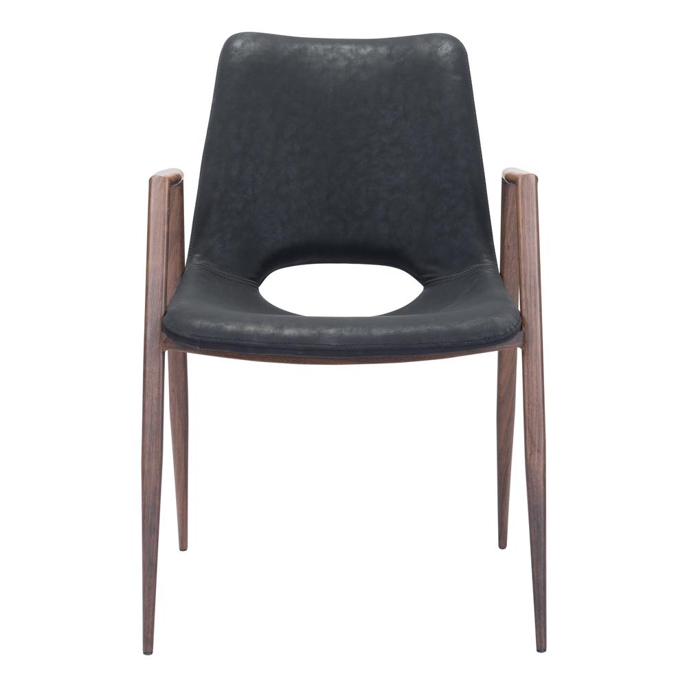 Desi Dining Chair (Set of 2) Black Black. Picture 4