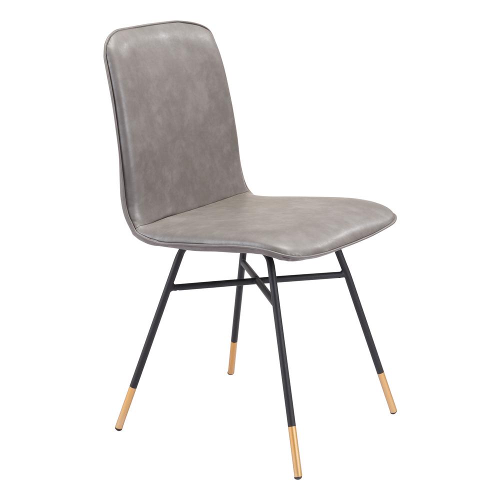 Var Dining Chair (Set of 2) Gray Gray. Picture 2