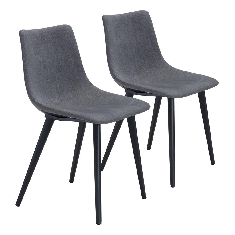 Daniel Dining Chair (Set of 2) Gray Gray. Picture 1