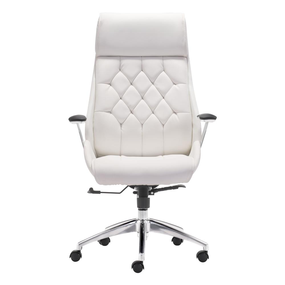 Boutique Office Chair White White. Picture 3