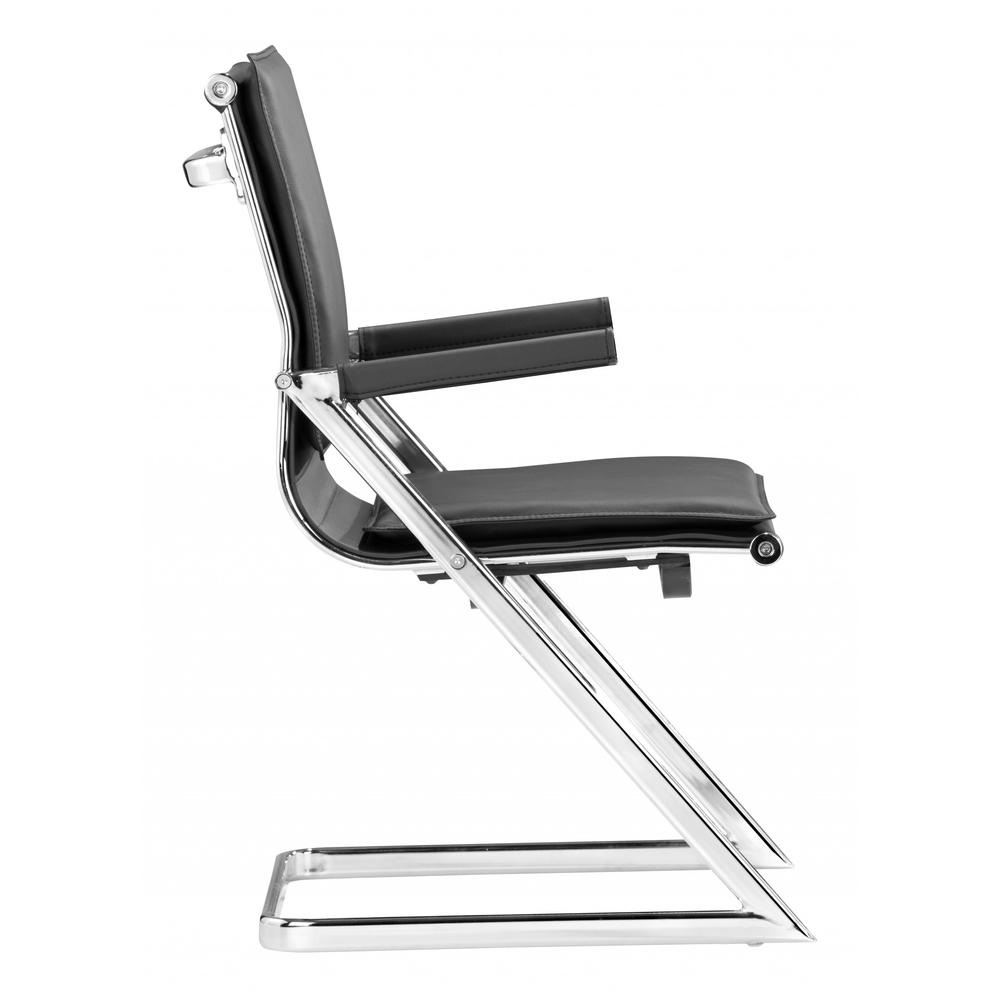Lider Plus Conference Chair (Set of 2) Black Black. Picture 3
