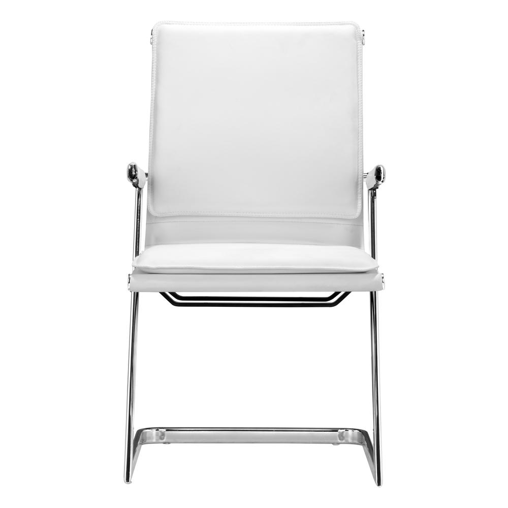 Lider Plus Conference Chair (Set of 2) White White. Picture 4