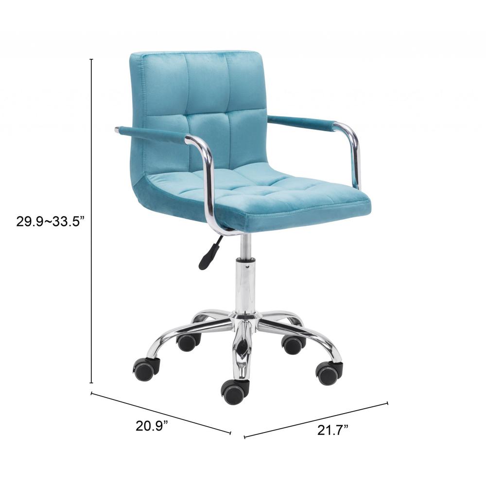 Kerry Office Chair Blue Blue. Picture 9