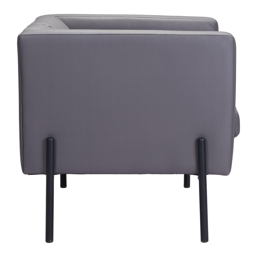Jess Accent Chair Gray Gray. Picture 2