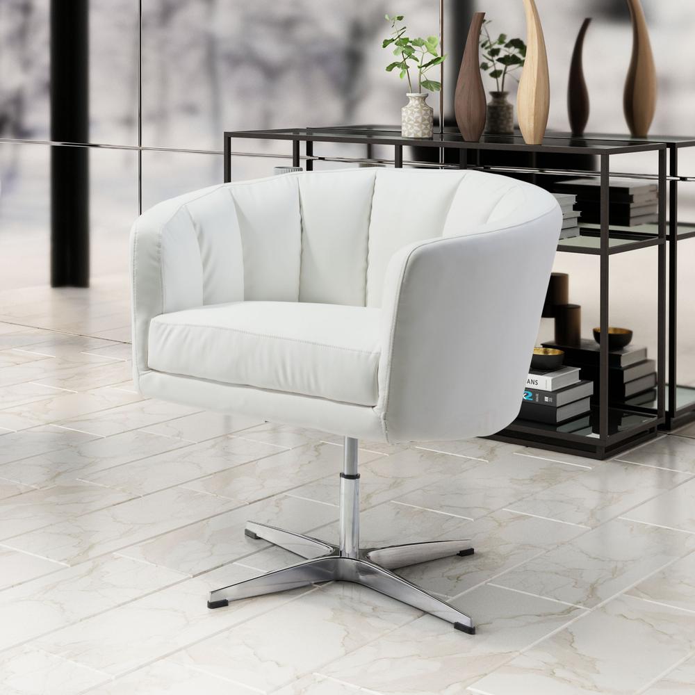 Wilshire Occasional Chair White White. Picture 7