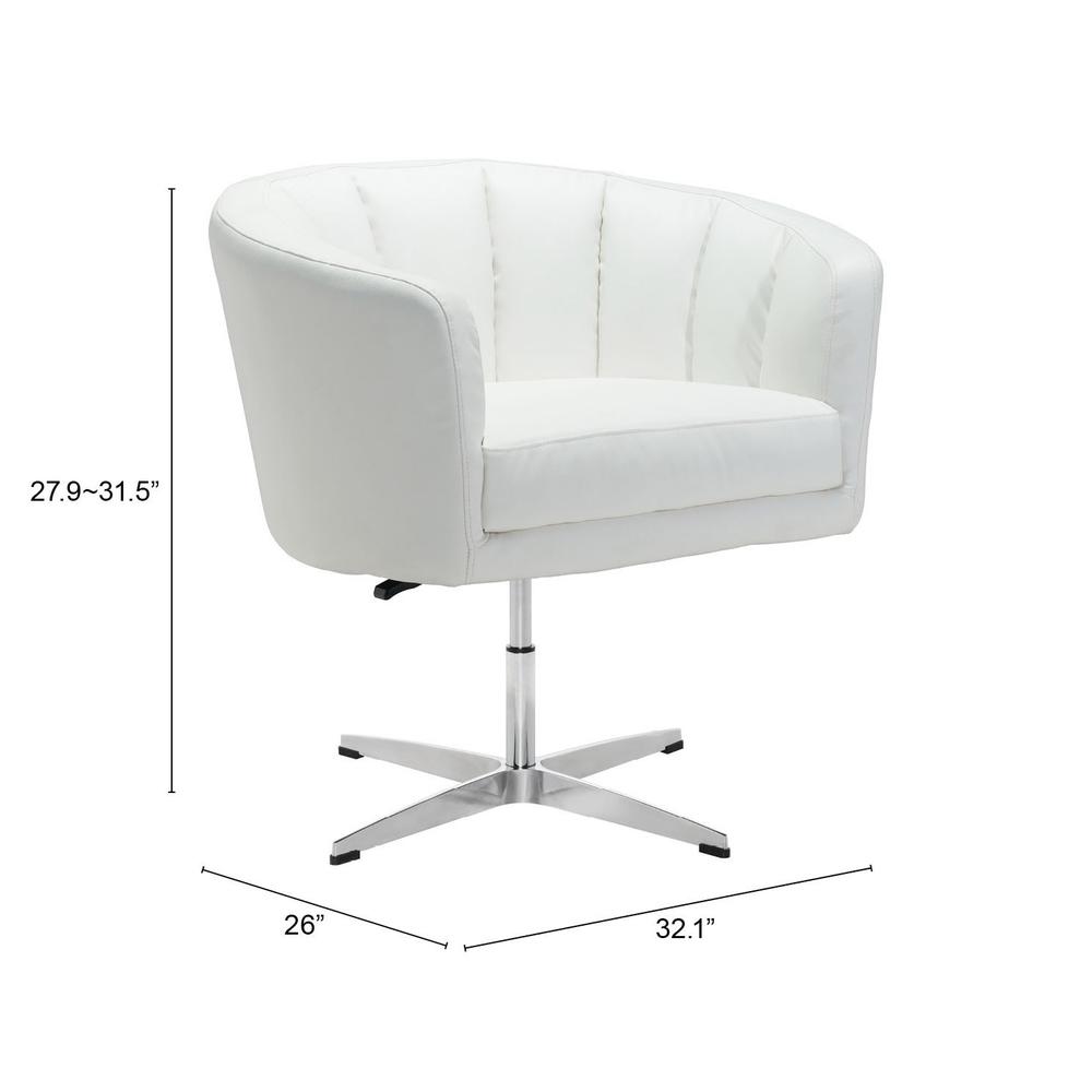 Wilshire Occasional Chair White White. Picture 8