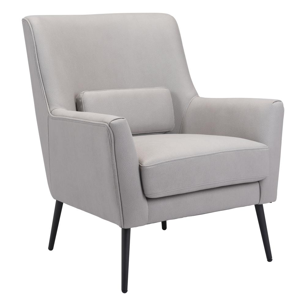 Ontario Accent Chair Gray Gray. Picture 1