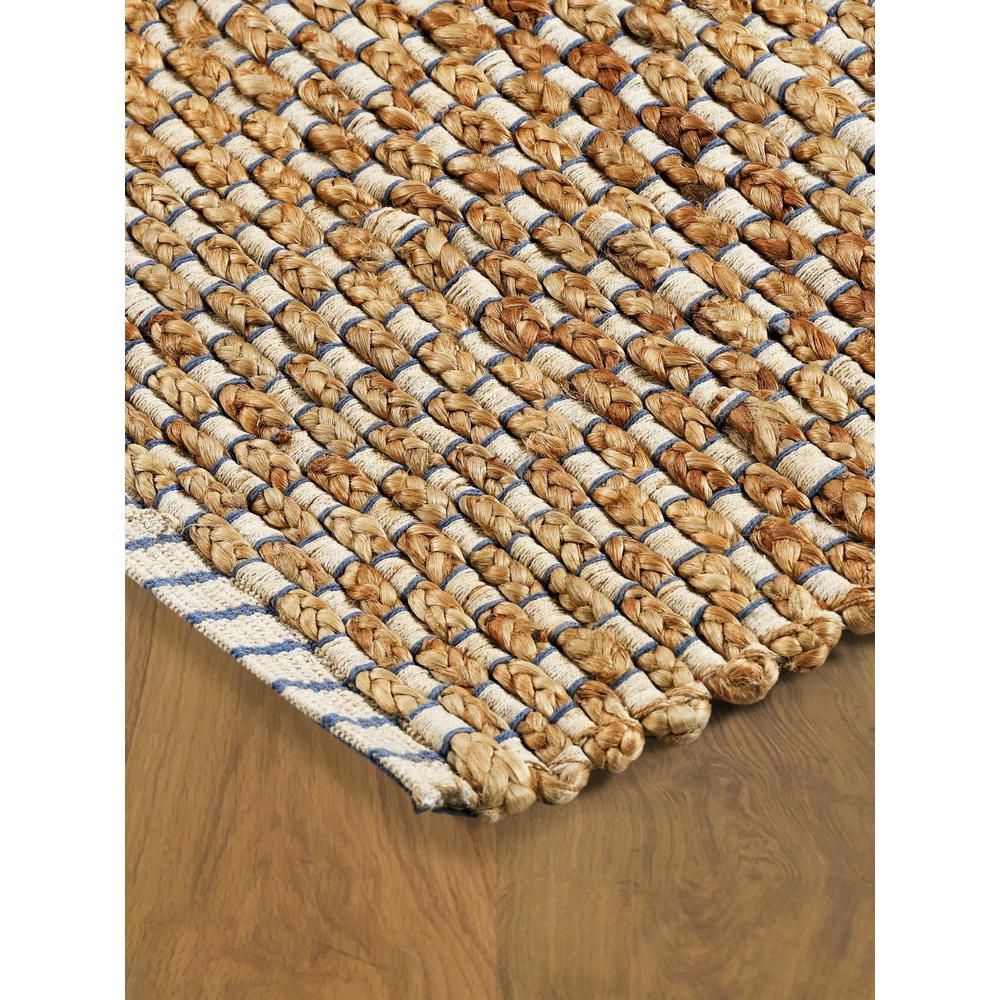 8’ x 10’ Natural Braided Jute Area Rug Natural. Picture 3