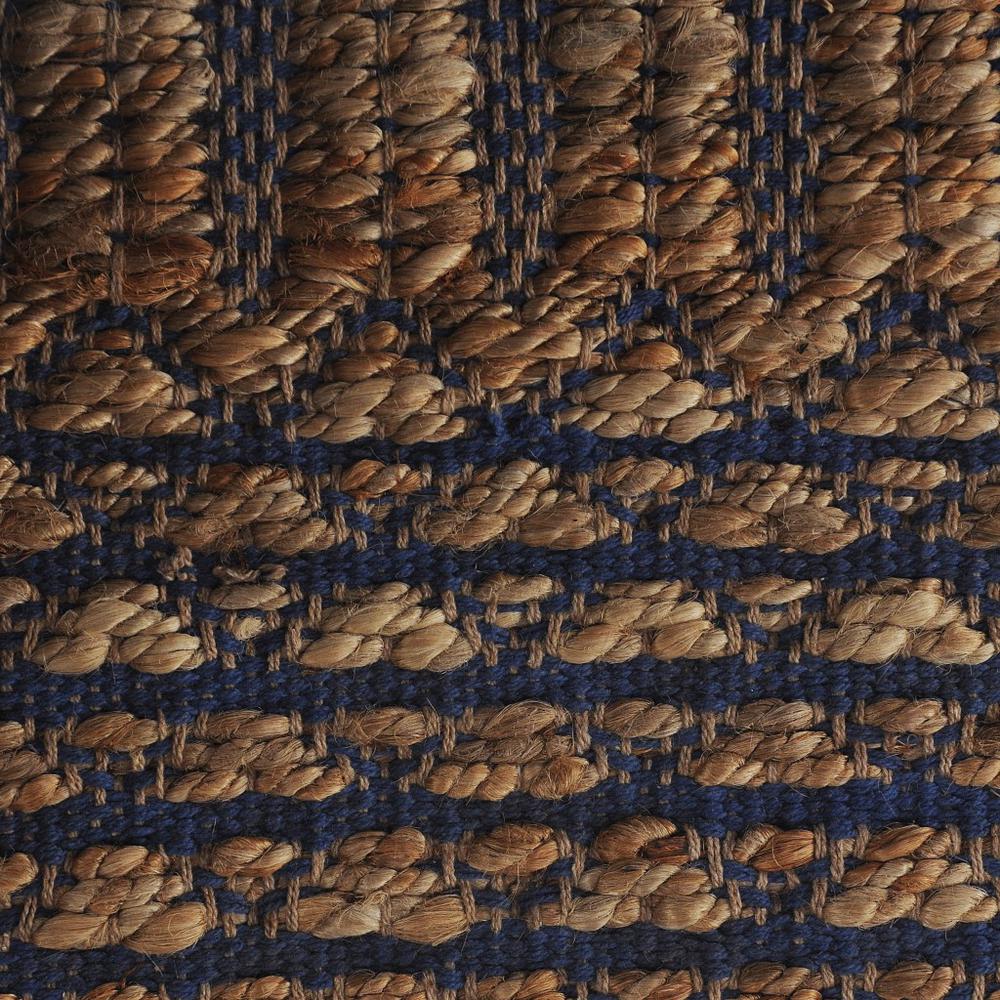 8’ x 10’ Tan and Blue Detailed Lattice Area Rug Tan/Blue. Picture 2